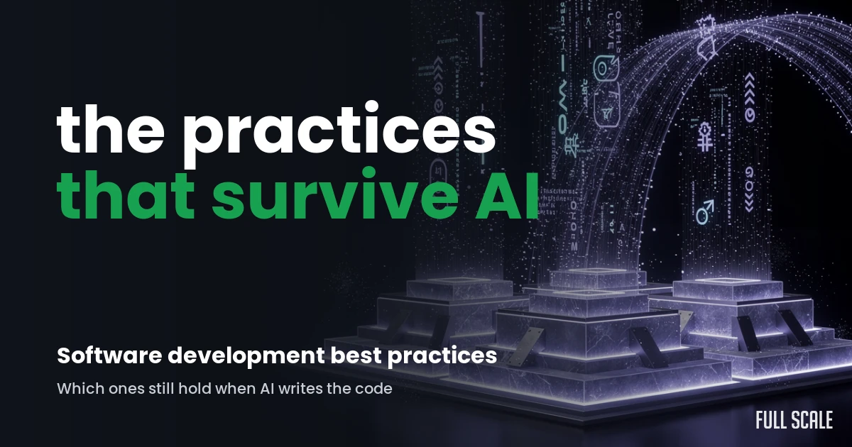 best-practices-for-software-development hero, Full Scale